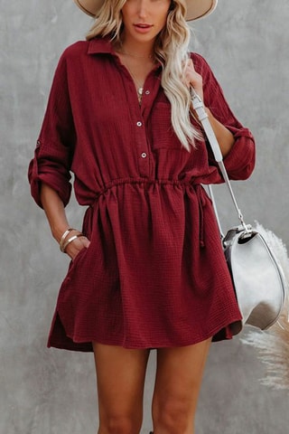 Abito a campana - Bordeaux