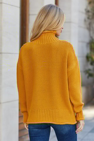 Pullover in lana - Giallo