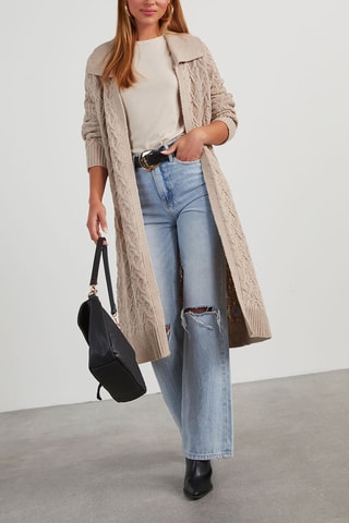 Cardigan - Taupe