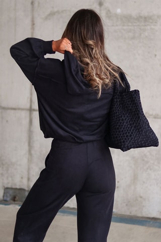 Top e pantaloni sportivi - Nero