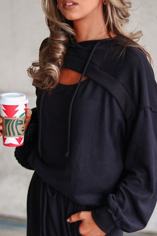 Top e pantaloni sportivi - Nero