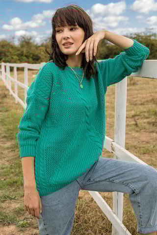 Maglia in lana - Verde