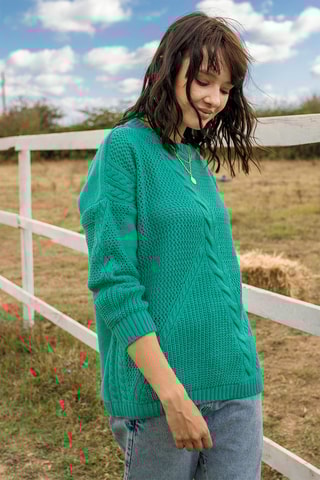 Maglia in lana - Verde