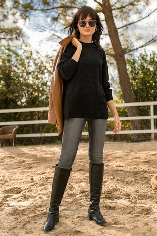 Maglia in lana - Nero