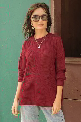 Maglia in lana - Rosso