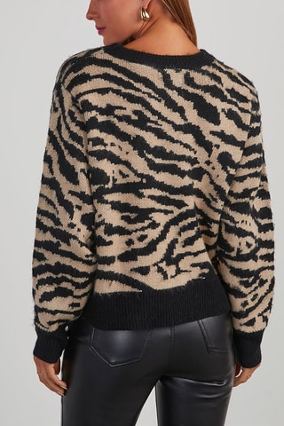 Maglia  - Nero e beige