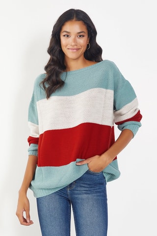 Maglia - Rosso e blu