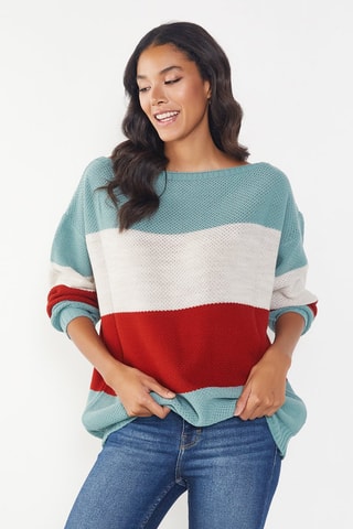 Maglia - Rosso e blu