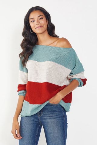 Maglia - Rosso e blu