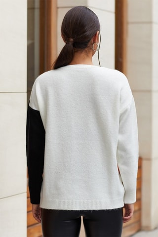 Maglia - Bianco, rosso, blu e marrone