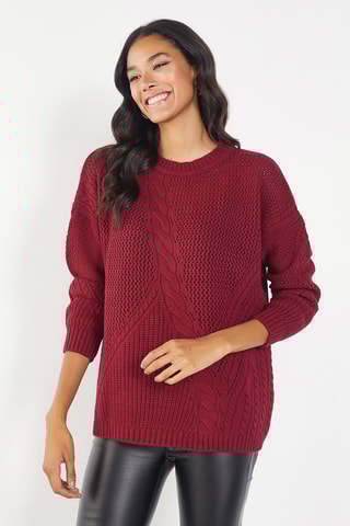 Maglia in lana - Rosso