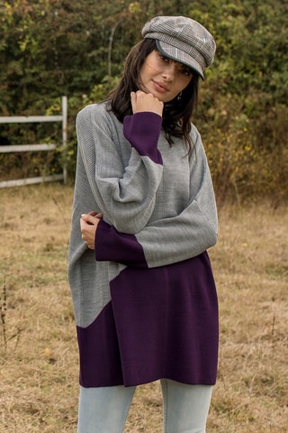 Maglia asimmetrica - Grigio