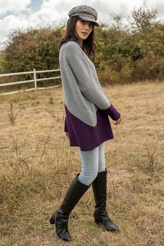 Maglia asimmetrica - Grigio