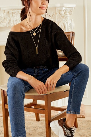 Maglia in lana - Nero