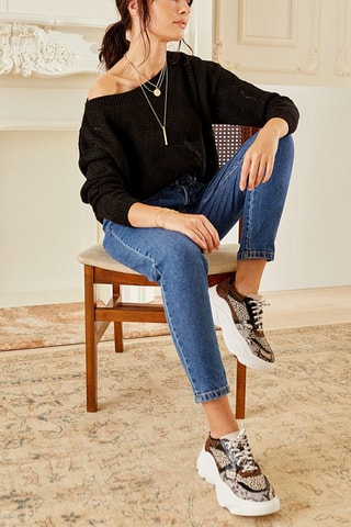 Maglia in lana - Nero