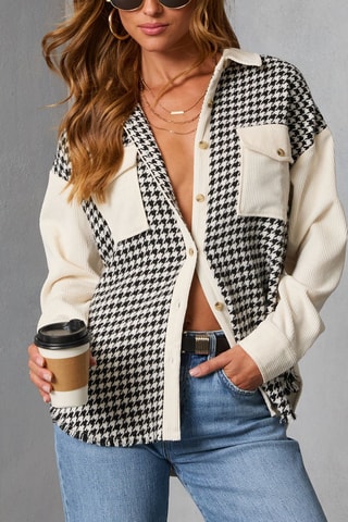 Camicia  - Ecrù e nero