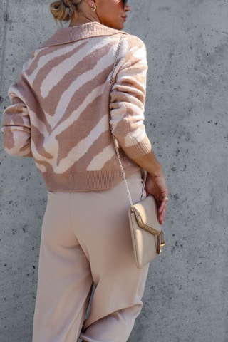 Maglia  - Marrone e ecrù