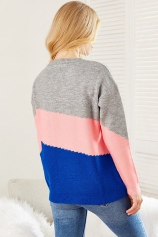 Maglia  - Grigio e rosa