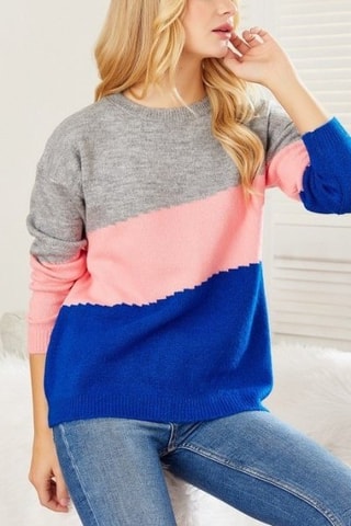 Maglia  - Grigio e rosa