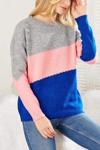 Maglia  - Grigio e rosa