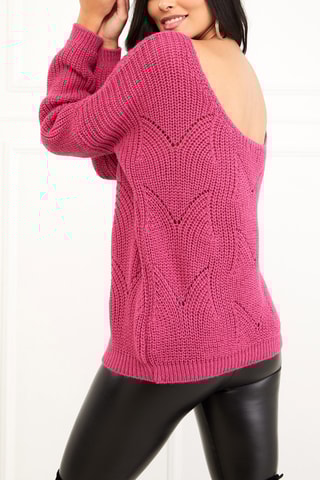 Maglia in lana  - Rosa