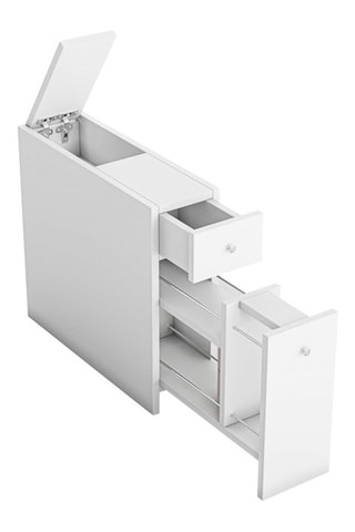 Meuble de rangement 2 tiroirs - 19 x 55 x 60 cm