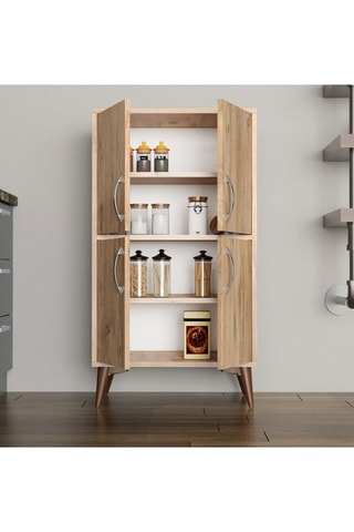 Meuble de rangement 2 portes - 60 x 109 x 35 cm