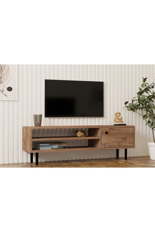 Meuble TV 1 porte Avila - 120 x 38 x 30 cm