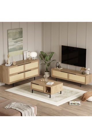 Ensemble de salon - Imitation bois