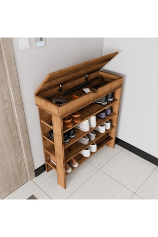 Meuble à chaussures 1 abattant Royal - 90 x 30 x 14,5 cm