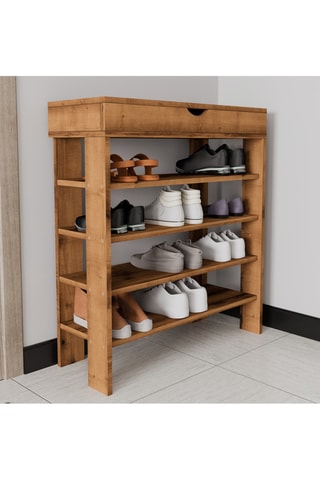 Meuble à chaussures 1 abattant Royal - 90 x 30 x 14,5 cm