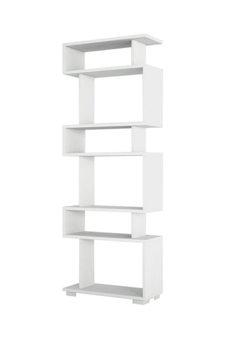 Bibliothèque - Blanc - 60 x 165 x 19,5 cm