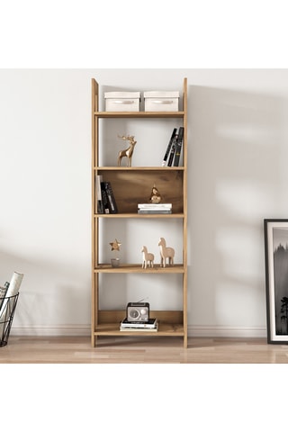 Bibliothèque Country - Imitation bois