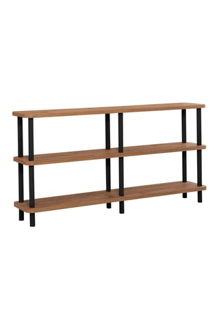 Console Imitation bois et noir