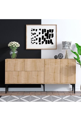 Console 4 portes - 150 x 75 x 35 cm