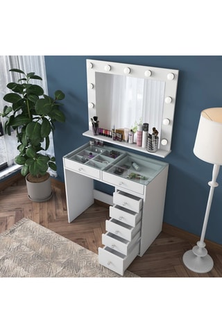 Coiffeuse - 90 x 79,8 x 44,5 cm 