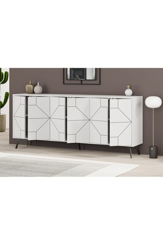 Buffet - 6 portes - 183,8 x 77,4 x 35 cm