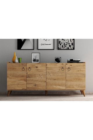 Buffet 4 portes KSL0102 - Imitation bois