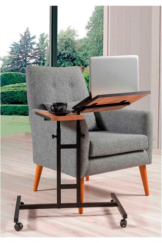 Bureau nomade réglable - 58 x 45,5 x 62-87 cm