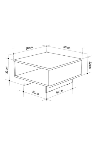 Table basse Hola - Anthracite