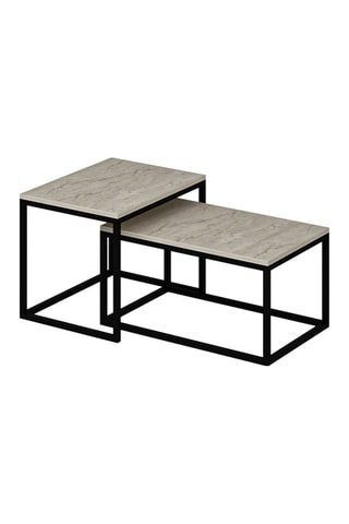 Table basse Leka - 72 x 37 x 45 / 60 x 47 x 45 cm