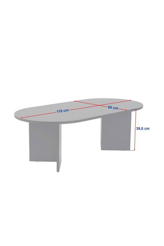 Table basse Sable - 119 x 39,8 x 60 cm