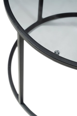 Table basse en verre Startis - 60 x 43 x 60 cm