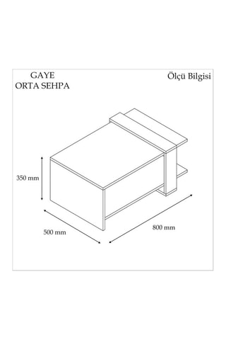 Table basse Ova - 80 x 55 x 35 cm