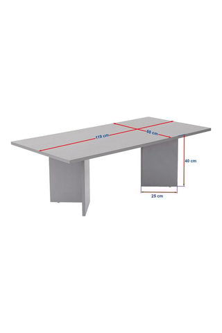 Table basse Sabin - 119 x 40 x 60 cm