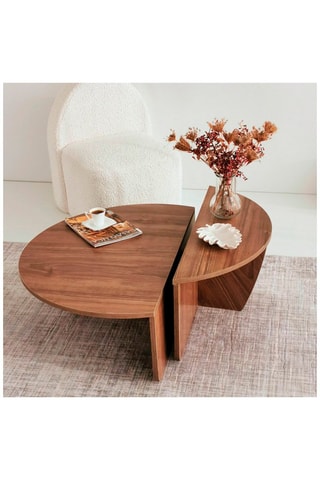Table basse - 85 x 30 x 35 cm / 90 x 60 x 30 cm