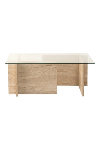 Table basse en verre New Escape - 105 x 40 x 65 cm