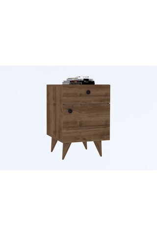 Table de chevet 1 porte Pila - 40 x 60 x 43,8 cm