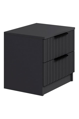 Table de chevet 2 tiroirs Kale Plus - 54 x 40 x 47 cm