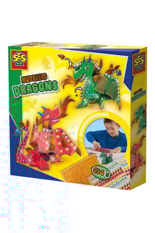 Estuche creativo dragones metálicos - Desde 5 años